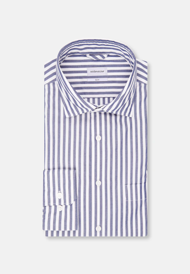 Slim Business shirt Stripe in Medium Blue |  Seidensticker Onlineshop