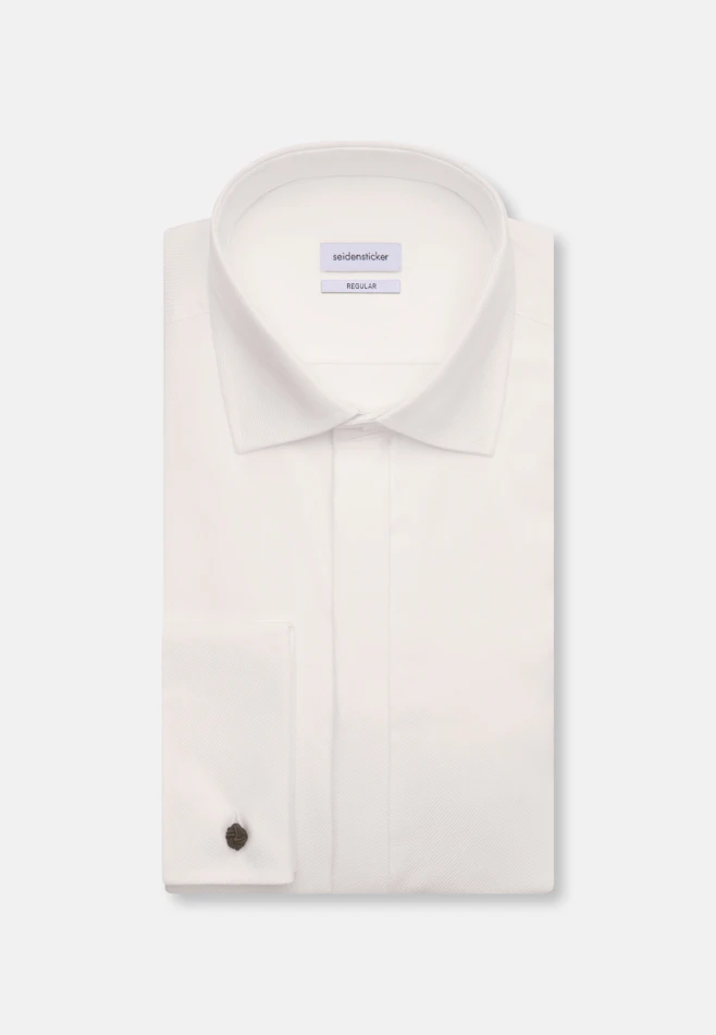 Regular Smokinghemd Uni in Ecru | Seidensticker Onlineshop