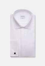 Regular Tuxedo shirt Uni in White |  Seidensticker Onlineshop