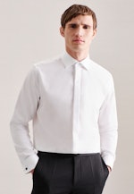 Non-iron Structure Gala Shirt in Regular with Kent-Collar in White |  Seidensticker Onlineshop