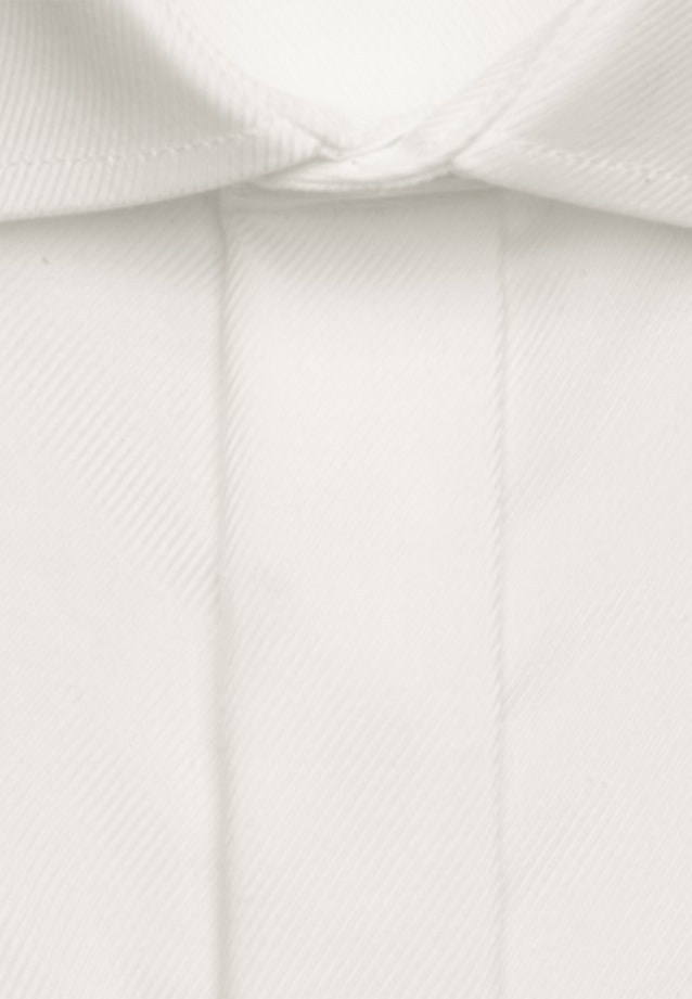 Easy-iron Twill Galashirt in Slim with Kentkraag in Ecru |  Seidensticker Onlineshop