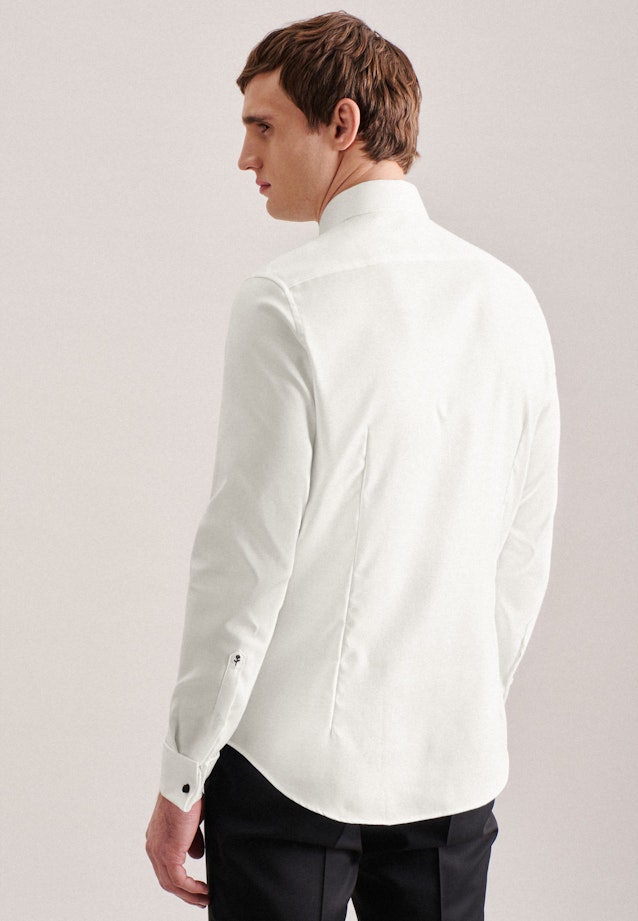 Easy-iron Twill Gala Shirt in Slim with Kent-Collar in Ecru |  Seidensticker Onlineshop