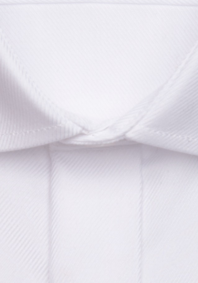 Easy-iron Twill Galashirt in Slim with Kentkraag in Wit |  Seidensticker Onlineshop