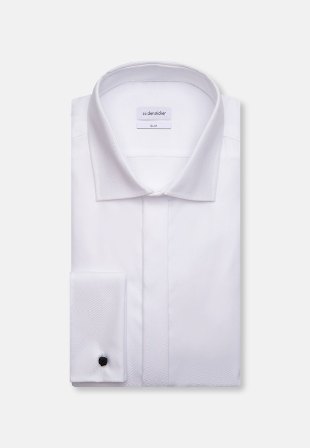 Slim Chemise de smoking Uni in Blanc |  Seidensticker Onlineshop