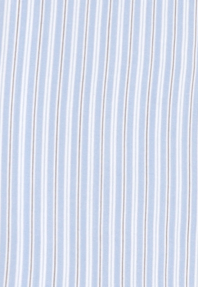 Long sleeve Poplin Stand-Up Blouse in Light Blue |  Seidensticker Onlineshop