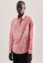 Regular Casual Hemd Floral in Rosa/Pink |  Seidensticker Onlineshop