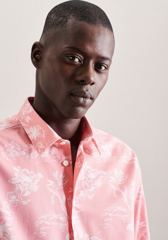 Casual Shirt in Regular with Kent-Collar in Pink |  Seidensticker Onlineshop