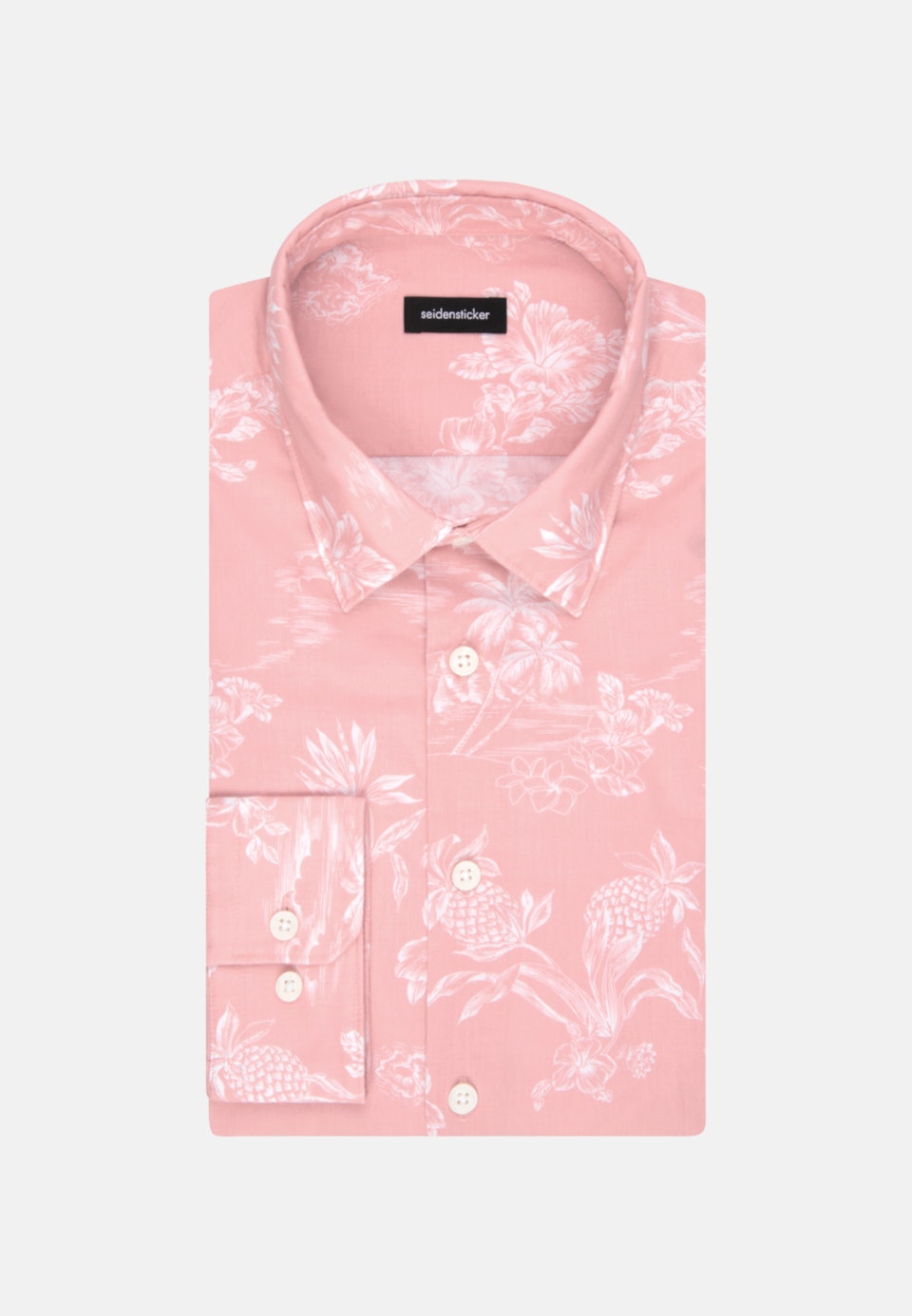 Casual Hemd in Regular mit Kentkragen in Rosa/Pink |  Seidensticker Onlineshop