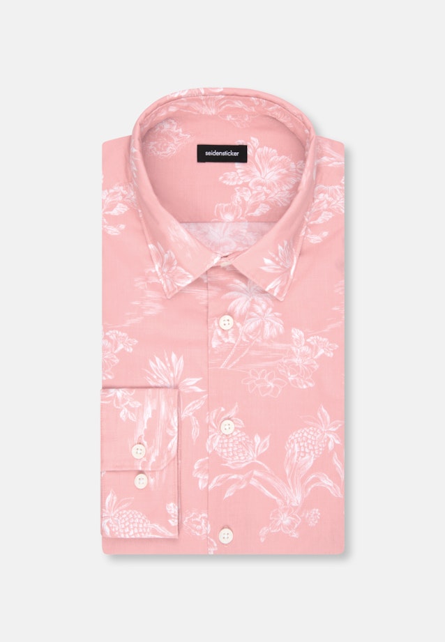 Regular Casual Hemd Floral in Rosa/Pink |  Seidensticker Onlineshop
