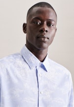 Regular Casual Hemd Floral in Hellblau |  Seidensticker Onlineshop