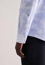 Regular Casual Hemd Floral in Hellblau |  Seidensticker Onlineshop