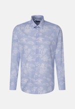 Regular Casual Hemd Floral in Hellblau |  Seidensticker Onlineshop