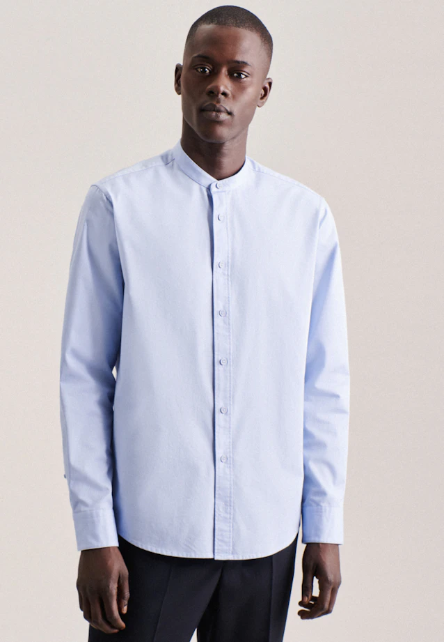 Regular Casual Hemd Uni in Hellblau |  Seidensticker Onlineshop