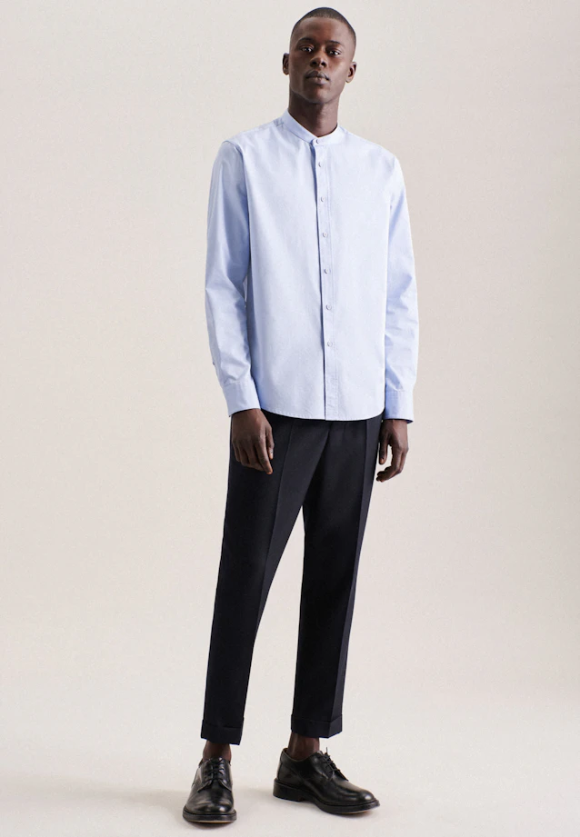 Regular Casual Hemd Uni in Hellblau |  Seidensticker Onlineshop