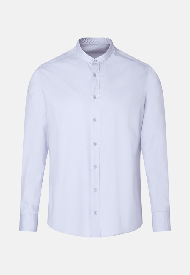 Casual overhemd in Regular with Opstaande Kraag in Lichtblauw |  Seidensticker Onlineshop