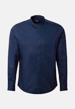Regular Chemise décontractée Uni in Bleu Foncé |  Seidensticker Onlineshop