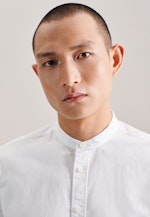 Casual Shirt in Regular with Stand-Up Collar in White |  Seidensticker Onlineshop