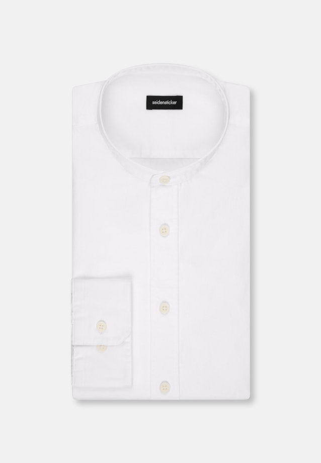 Regular Casual shirt Uni in White |  Seidensticker Onlineshop
