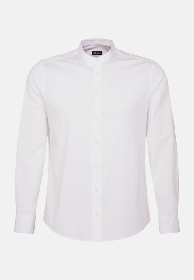 Regular Casual shirt Uni in White |  Seidensticker Onlineshop