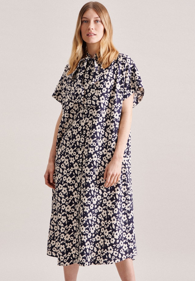 Collar Dress in Dark Blue |  Seidensticker Onlineshop