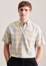 Regular Business shirt Check in Yellow |  Seidensticker Onlineshop