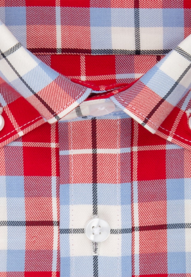 Regular Business Hemd Karo in Rot |  Seidensticker Onlineshop