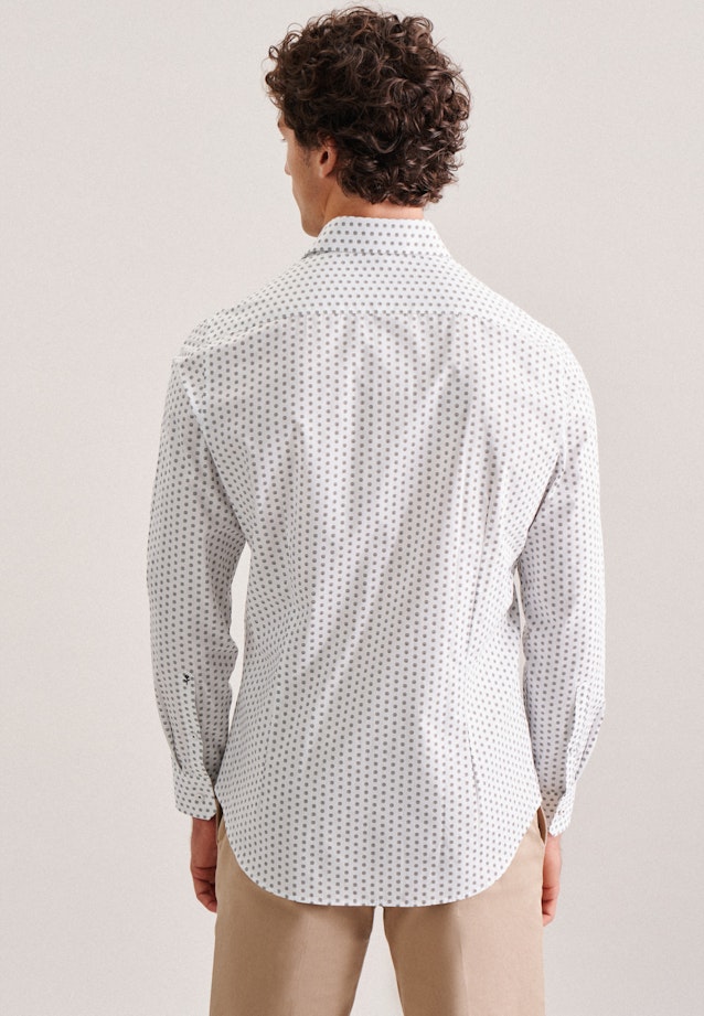 Business Shirt in Slim with Kent-Collar in Green |  Seidensticker Onlineshop