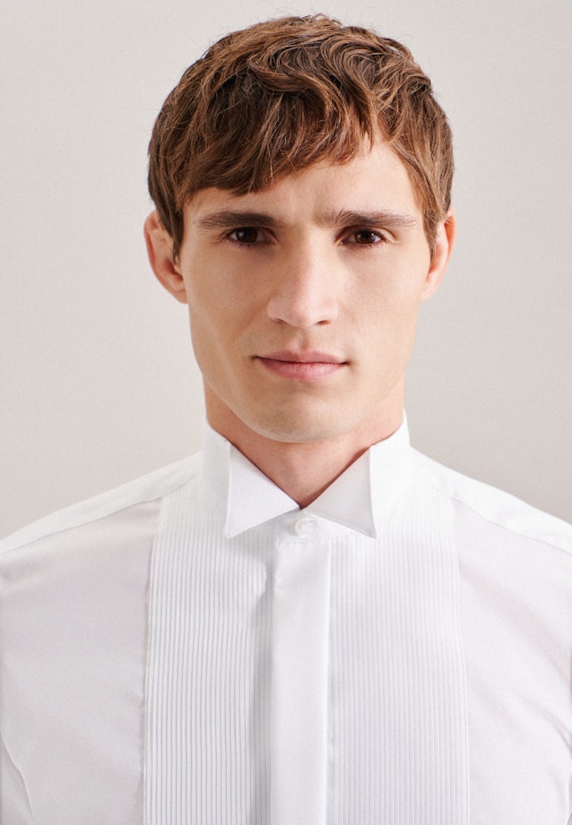 Slim Chemise de smoking Uni in Blanc |  Seidensticker Onlineshop