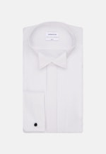 Chemise de soirée Slim Popeline Col Cassé in Blanc |  Seidensticker Onlineshop