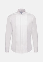 Chemise de soirée Slim Popeline Col Cassé in Blanc |  Seidensticker Onlineshop