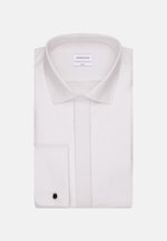 Non-iron Popeline Galashirt in Slim with Kentkraag in Wit |  Seidensticker Onlineshop