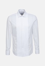 Chemise de soirée Slim Popeline Col Kent in Blanc |  Seidensticker Onlineshop