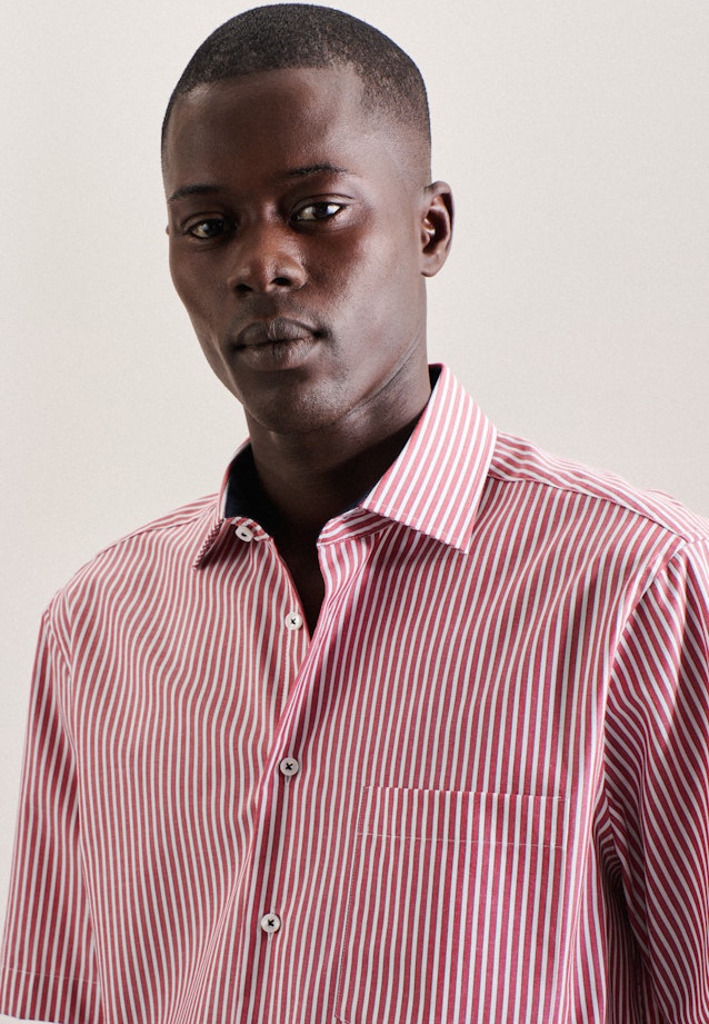 Regular Business shirt Stripe in Red |  Seidensticker Onlineshop