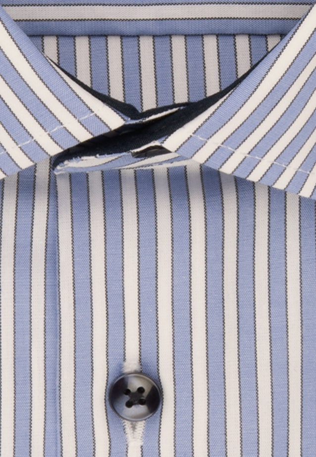 Bügelfreies Popeline Kurzarm Business Hemd in Regular mit Kentkragen in Hellblau |  Seidensticker Onlineshop