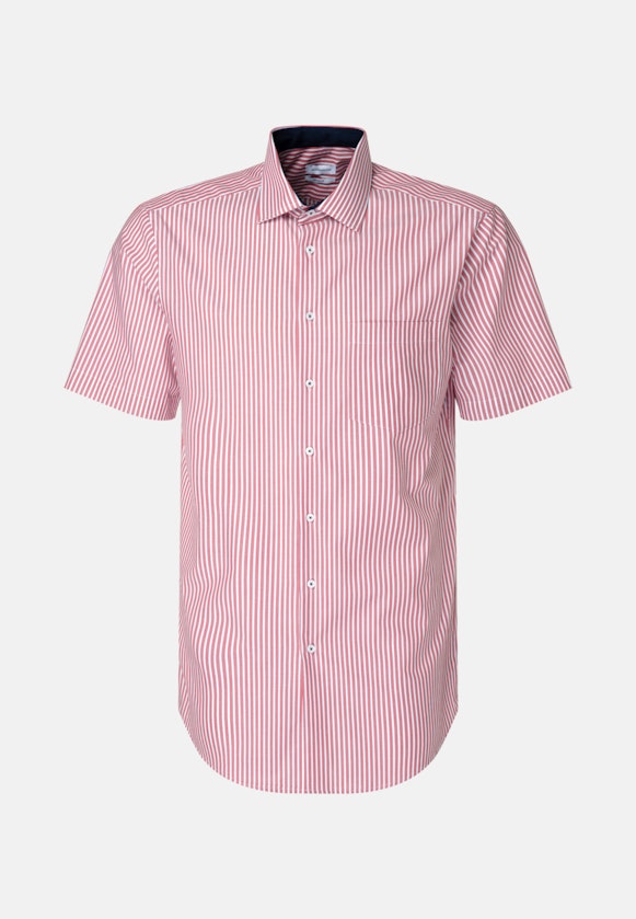 Non-iron Poplin Short sleeve Business Shirt in Regular with Kent-Collar in Light Blue |  Seidensticker Onlineshop