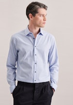 Slim Business Hemd Karo in Hellblau |  Seidensticker Onlineshop