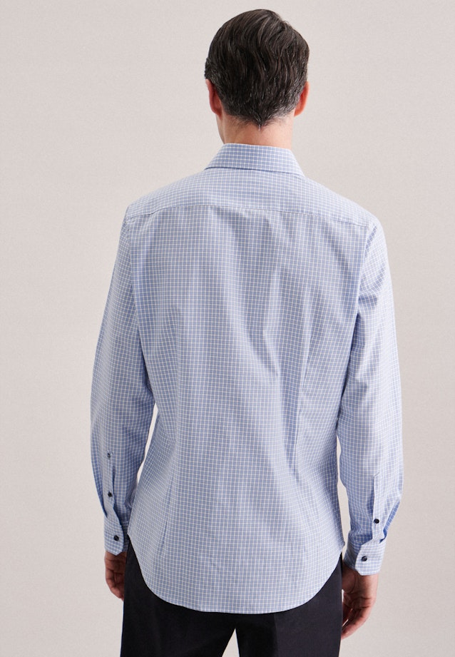 Slim Business Hemd Karo in Hellblau |  Seidensticker Onlineshop