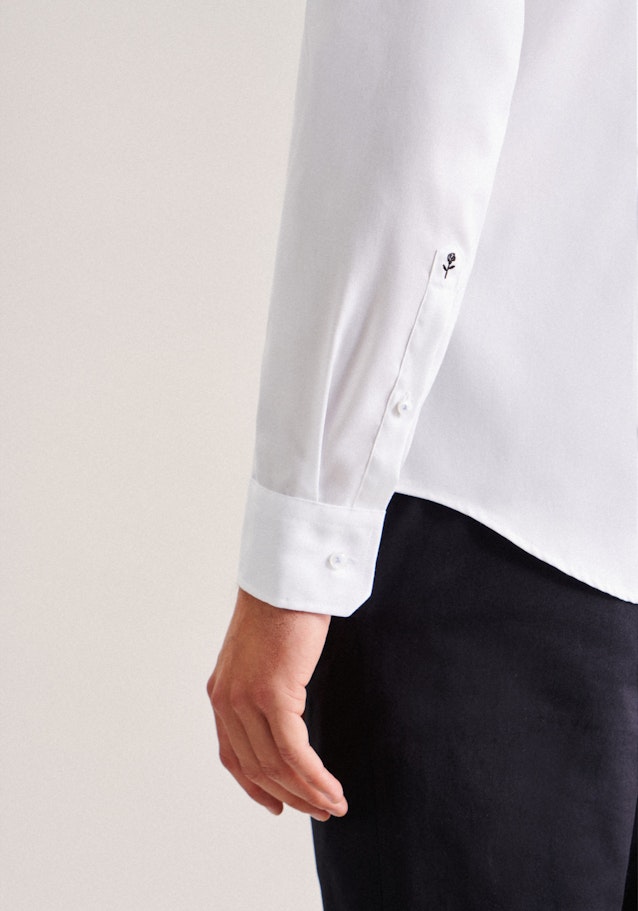 Slim Business Hemd Uni in Weiß | Seidensticker Onlineshop