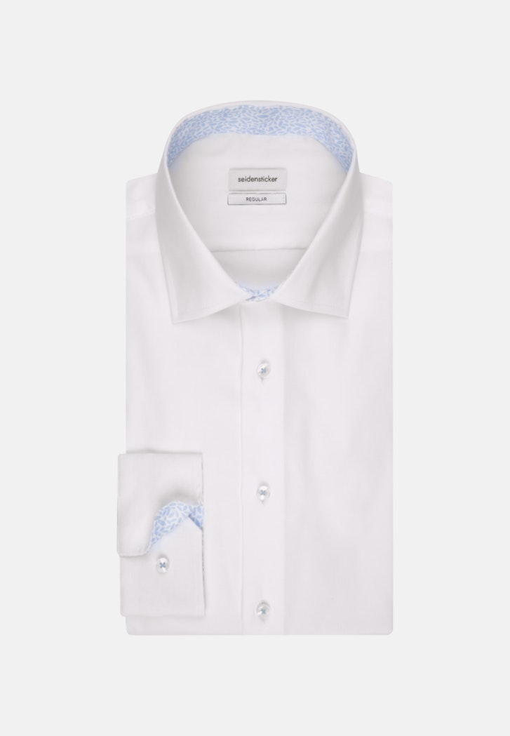 Bügelfreies Oxford Business Hemd in Slim mit Kentkragen