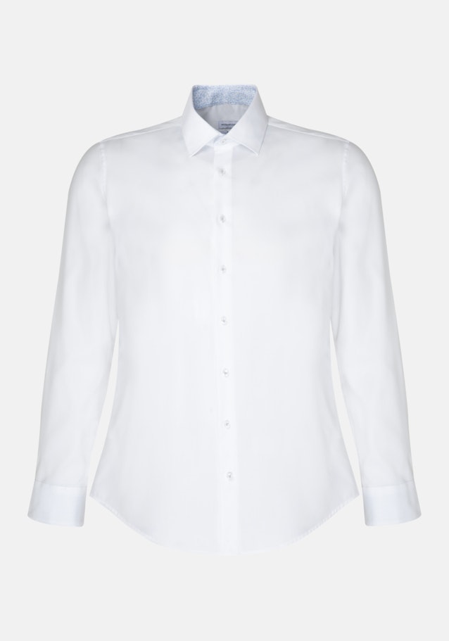 Non-iron Oxford Business overhemd in Slim with Kentkraag in Wit |  Seidensticker Onlineshop
