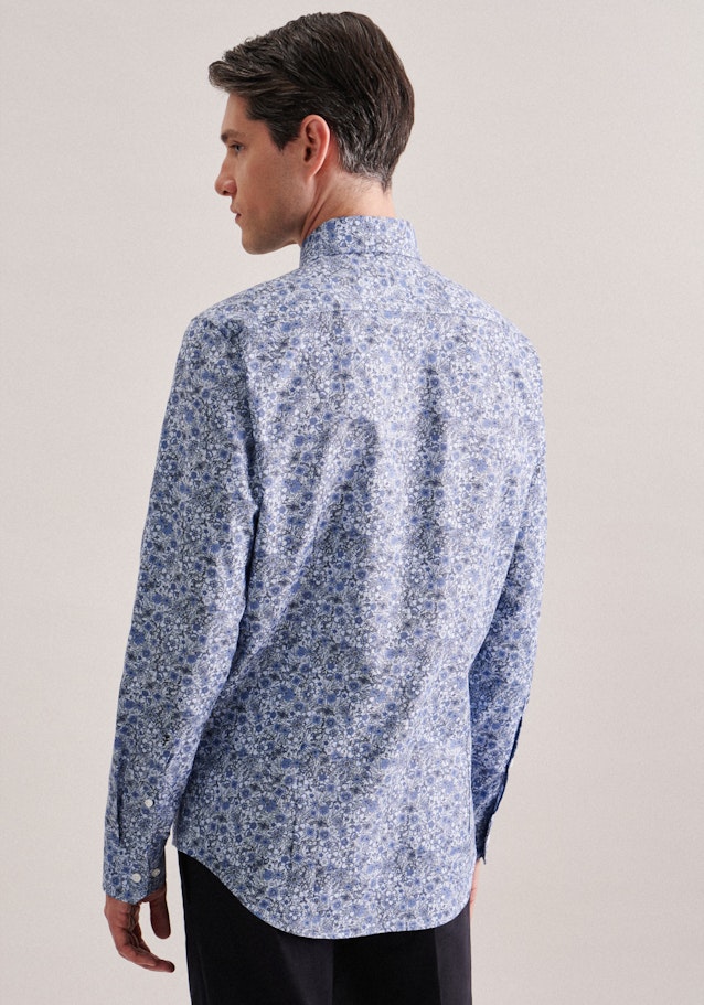 Slim Business Hemd Floral in Bleu Clair | Seidensticker Onlineshop