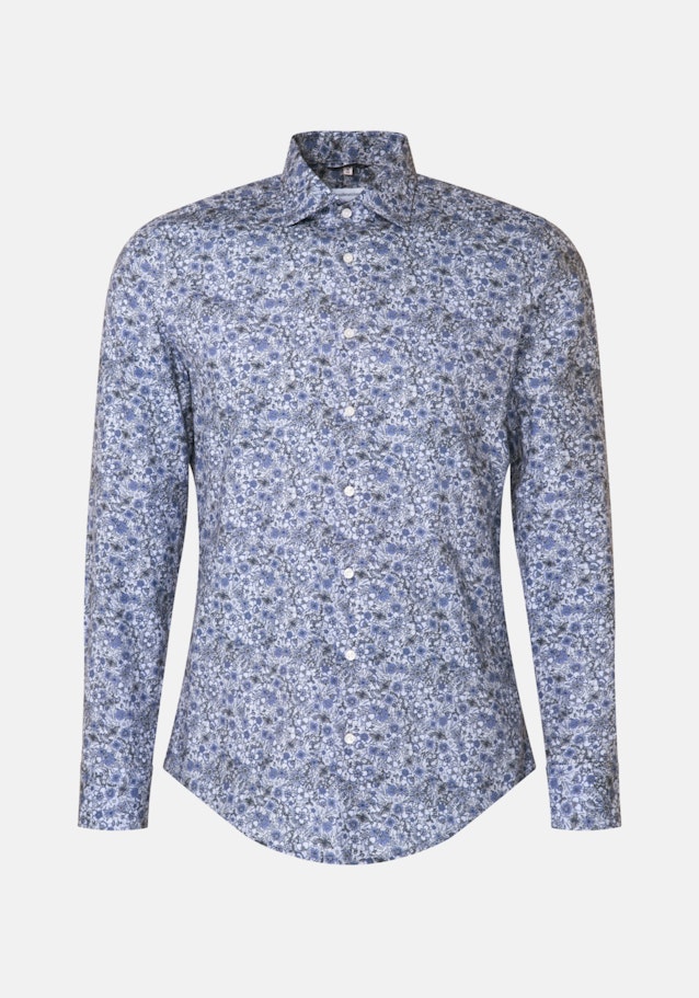 Slim Business Hemd Floral in Bleu Clair | Seidensticker Onlineshop