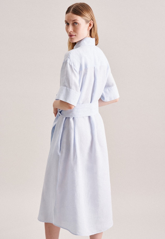 Leinen Midi Kleid in Hellblau | Seidensticker Onlineshop