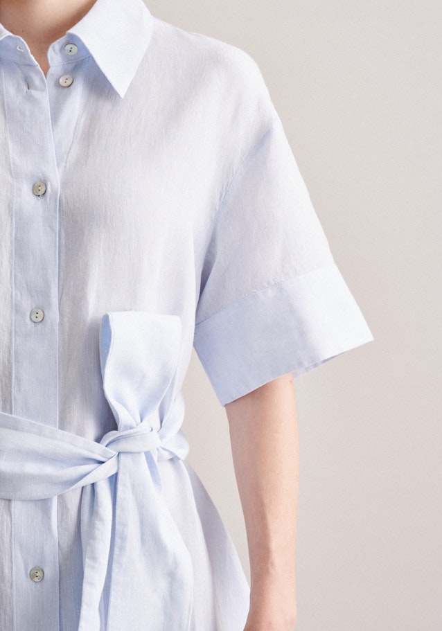 Collar Dress in Light Blue |  Seidensticker Onlineshop