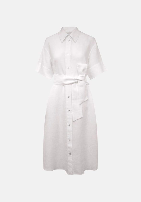 Robe Regular Manche Courte in Blanc |  Seidensticker Onlineshop