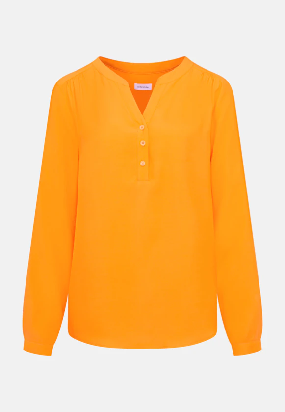 Chemisier à glissière Uni in Orange |  Seidensticker Onlineshop