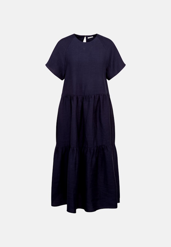 Crew Neck Dress in Dark Blue |  Seidensticker Onlineshop