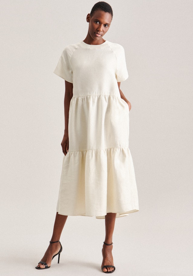Krepp Maxi Kleid in Ecru | Seidensticker Onlineshop