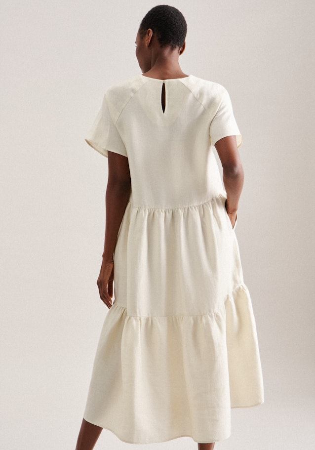 Krepp Maxi Kleid in Ecru |  Seidensticker Onlineshop