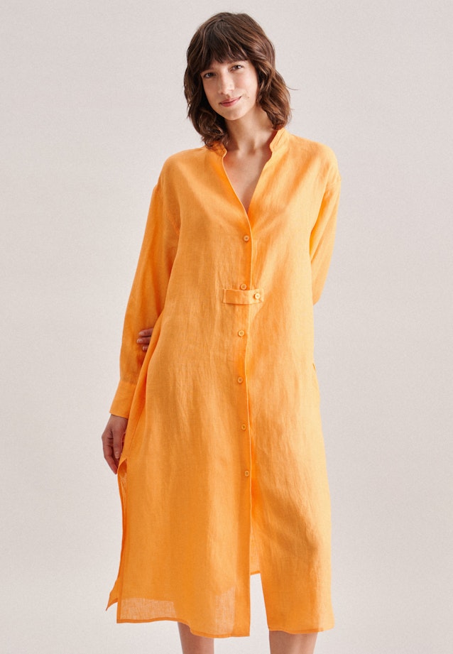 V-Neck Kleid Regular in Orange |  Seidensticker Onlineshop
